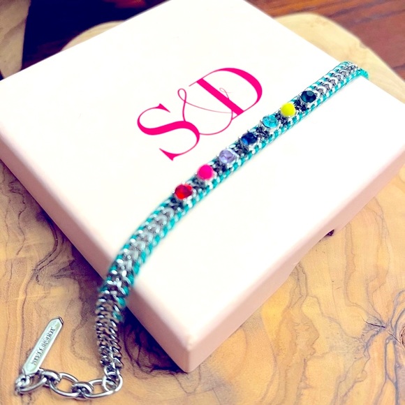 Stella & Dot Rainbow Friendship Bracelet, NWOT, colorful! - Picture 6 of 11
